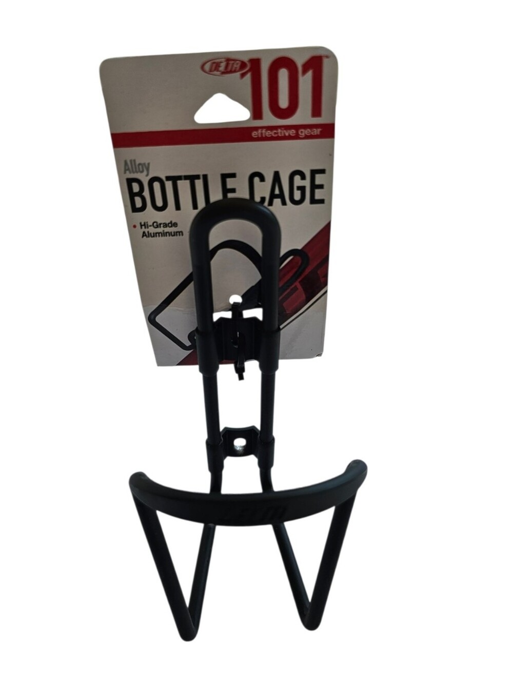 Delta 101 Alloy Bottle Cage - Black Hi Grade Aluminum